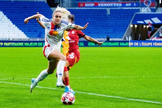 Ellie Carpenter (OL) FOOTBALL : Olympique Lyonnais vs Galatasaray - UEFA Women?s Champions League - Journée 1 - 08 10 2024 BaptisteAutissier Panoramic 