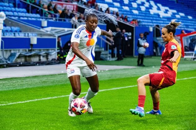 Kadidiatou Diani (OL) FOOTBALL : Olympique Lyonnais vs Galatasaray - UEFA Women?s Champions League - Journée 1 - 08 10 2024 BaptisteAutissier Panoramic 