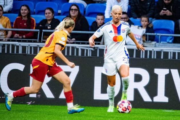 Janice Cayman (OL) FOOTBALL : Olympique Lyonnais vs Galatasaray - UEFA Women?s Champions League - Journée 1 - 08 10 2024 BaptisteAutissier Panoramic 