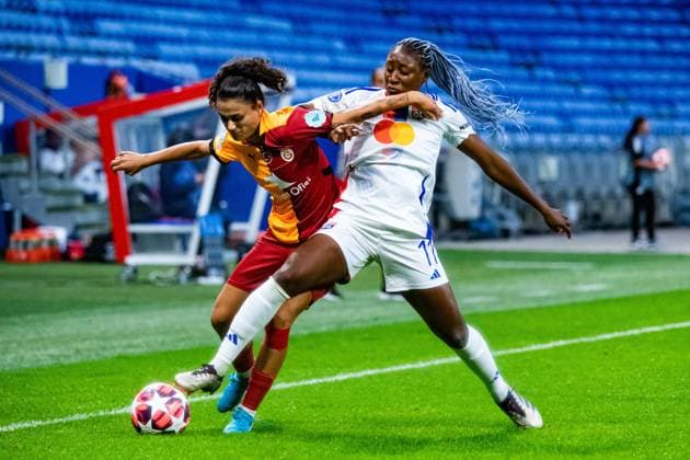 Kadidiatou Diani (OL) FOOTBALL : Olympique Lyonnais vs Galatasaray - UEFA Women?s Champions League - Journée 1 - 08 10 2024 BaptisteAutissier Panoramic 