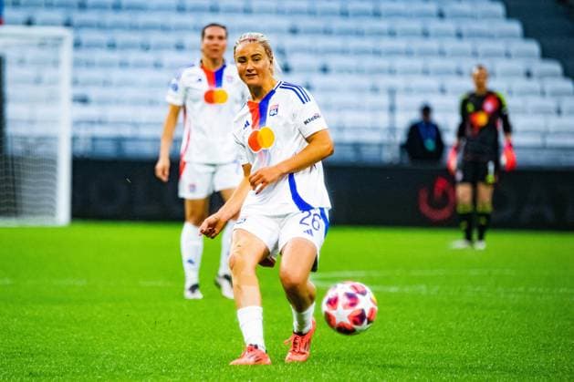 Lindsey Horan (OL) FOOTBALL : Olympique Lyonnais vs Galatasaray - UEFA Women?s Champions League - Journée 1 - 08 10 2024 BaptisteAutissier Panoramic 