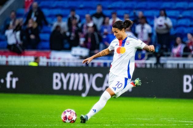 Dzsenifer Marozsan (OL) FOOTBALL : Olympique Lyonnais vs Galatasaray - UEFA Women?s Champions League - Journée 1 - 08 10 2024 BaptisteAutissier Panoramic 