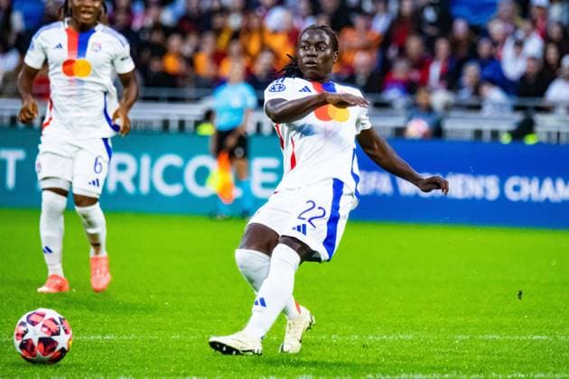 Tabitha Chawinga (OL) FOOTBALL : Olympique Lyonnais vs Galatasaray - UEFA Women?s Champions League - Journée 1 - 08 10 2024 BaptisteAutissier Panoramic 