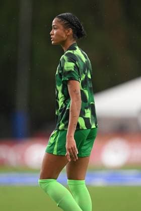Sveindis Jonsdottir of VfL Wolfsburg Women during the Women Champion League Rome vs Wolfsburg 08 October 2024 at the Tre Fontane Stadium in Rome  Copyright: xMassimilianoxCervera IPAxSportx x xx IPA_50438375 IPA_Agency_IPA50438375