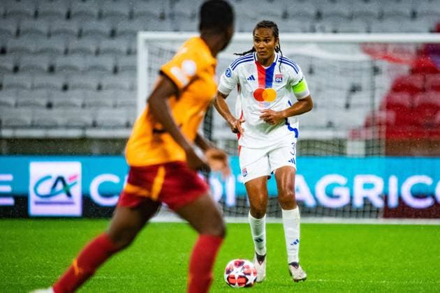 Wendie Renard (OL) FOOTBALL : Olympique Lyonnais vs Galatasaray - UEFA Women?s Champions League - Journée 1 - 08 10 2024 BaptisteAutissier Panoramic 