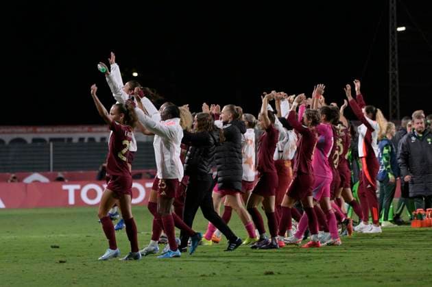 during the UEFA Women& x2019;s Champions League 2024 2025 Group A between AS Roma vs Wolfsburg at the Tre Fontane stadium Rome on 08 October 2024. - Soccer.  Copyright: xFabrizioxCorradetti LaPressex
