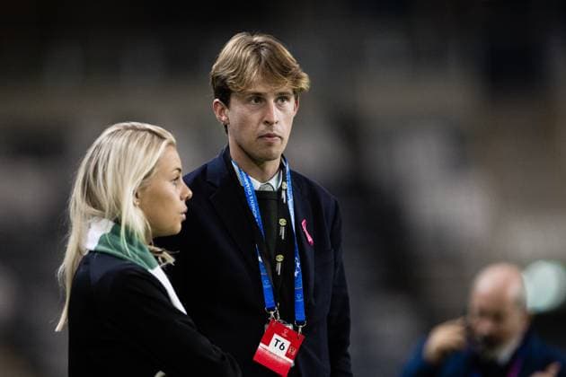 241009 Technical director Adrian von Heijne of Hammarby ahead of the UEFA Women s Champions League football match between Hammarby and St Pölten on October 9, 2024 in Stockholm Photo Kenta Jönsson BILDBYRAN COP 210 KJ0195 fotboll football soccer fotball champions league hammarby st pölten dam bbeng  Copyright: KENTAxJÖNSSON BB241009KJ015