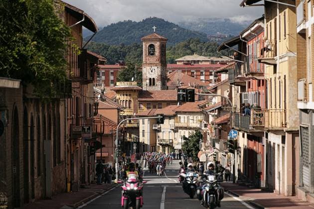 Radsport, GranPiemonte The pack rides during the 108th edition of the Gran Piemonte 2024 a 182 km one day race from Valdengo to Borgomanero on October 10, 2024, Italy.  Copyright: xMarcoxAlpozzi LaPressex