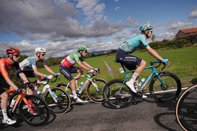 Radsport, GranPiemonte BETTIOL Alberto ASTANA QAZAQSTAN TEAM during the 108th edition of the Gran Piemonte 2024 a 182 km one day race from Valdengo to Borgomanero on October 10, 2024, Italy.  Copyright: xMarcoxAlpozzi LaPressex