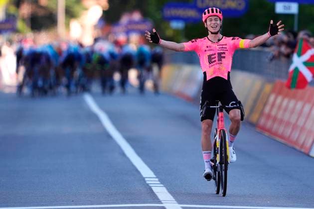 POWLESS Neilson -EF EDUCATION - EASYPOST winner of the 108th edition of the Gran Piemonte 2024 a 182 km one day race from Valdengo to Borgomanero on October 10, 2024, Italy.  Copyright: xFabioxFerrari LaPressex