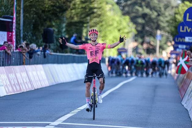 CICLISMO - Ciclismo Su Strada - Gran Piemonte POWLESS Neilson winning Gran Piemonte during Gran Piemonte, Street Cycling race in Borgomanero, Italy, October 10 2024 Borgomanero Italy  Copyright: xIPAxSport ABACAx