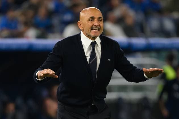 Luciano Spalletti, head coach of Italy, reacts during the UEFA Nations League football match between Italy and Belgium at Olimpico stadium in Rome (Italy), October 10, 2024. AndreaxStaccioli