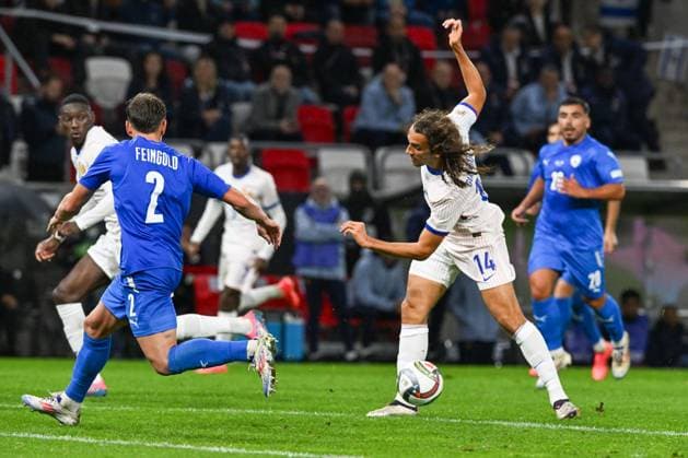 Matteo Guendouzi (France) during the UEFA Nations League match between Israel vs. France on 10th October 2024 at the Bozsik Arena stadium in Budapest, Hungary  Copyright: xVincenzoxOrlando IPAxSportx xipax xx IPA_50507022 IPA_Agency_IPA50507022