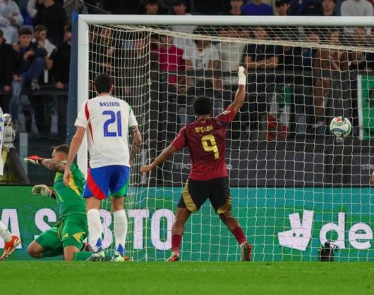 National League Football Match Italy - Belgium 2024 25 During the first match of National League 10 10 2024 Football match between Italy vs Belgium at the Stadio Olimpico in Rome In picture: ROMA Stadio Olimpico Roma Italia Copyright: xFABIOxSASSOxFabioxSassox Lazio Nizza2024_10_10Fabio Sasso0255