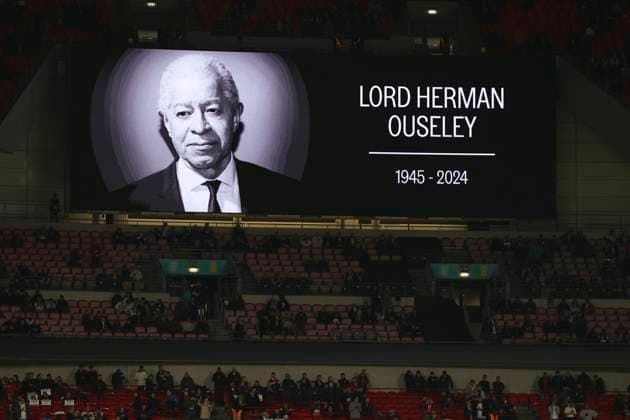 England v Greece UEFA Nations League Lord Herman Ouseley was remembered before the UEFA Nations League Group F match at Wembley Stadium, London UK Newspapers OUT Copyright: xPaulxChestertonx FIL-20749-0168