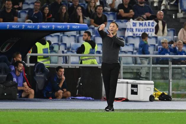 October 10, 2024, Rome, Milan, Italy: Domenico Tedesco coach of Belgium during the UEFA National League Matchday 3 match between Italy and Belgium at the Olympic Stadium on October 10, 2024 in Rome, Italy. CALCIO - UEFA Nations League - Italy vs Belgium  - ZUMAs349 20241010_zsa_s349_339 Copyright: xDomenicoxCippitelli IpaxSportx