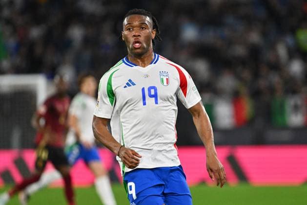 CALCIO - UEFA Nations League - Italy vs Belgium Destiny Udogie (ITA) during the UEFA National League Matchday 3 match between Italy and Belgium at the Olympic Stadium on October 10, 2024 in Rome, Italy. Rome Italy  Copyright: xIPAxSport ABACAx