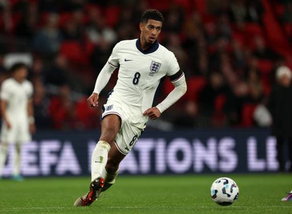 Jude Bellingham of England England v Greece - UEFA Nations League - League B - Group 2. Football. Wembey Stadium, London. UK. 10 OCT 2024 Editorial use only  Copyright: xJASONPIX Shutterstockx 14774704ep