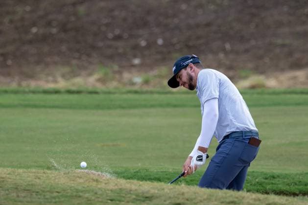 October 11, 2024, Macao, Macao Sar, China: USAÃ¢â‚¬â ¢s John Catlin in 5th place following the Round 2 of the Macao Open Golf 2024 at Macao Golf and Country Club, Macao, China, on 11 October 2024. Macao China - ZUMAr144 20241011_zap_r144_001 Copyright: xJaynexRussellx