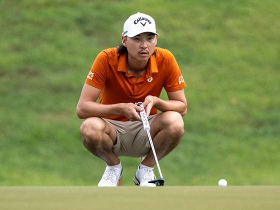October 11, 2024, Macao, Macao Sar, China: Defending champion,Min Woo Lee from Australia playing Round 2 of the Macao Open Golf 2024 at Macao Golf and Country Club, Macao, China, on 11 October 2024. Macao China - ZUMAr144 20241011_zap_r144_004 Copyright: xJaynexRussellx