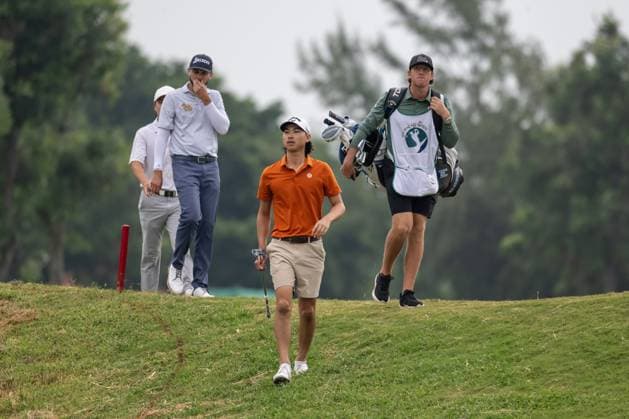 October 11, 2024, Macao, Macao Sar, China: Defending champion,Min Woo Lee from Australia playing Round 2 of the Macao Open Golf 2024 at Macao Golf and Country Club, Macao, China, on 11 October 2024. Macao China - ZUMAr144 20241011_zap_r144_011 Copyright: xJaynexRussellx