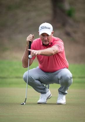 October 11, 2024, Macao, Macao Sar, China: Sam Brazen from Australia is in 5th position at the end of Round 2 of the Macao Open Golf 2024 at Macao Golf and Country Club, Macao, China, on 11 October 2024. Macao China - ZUMAr144 20241011_zap_r144_022 Copyright: xJaynexRussellx
