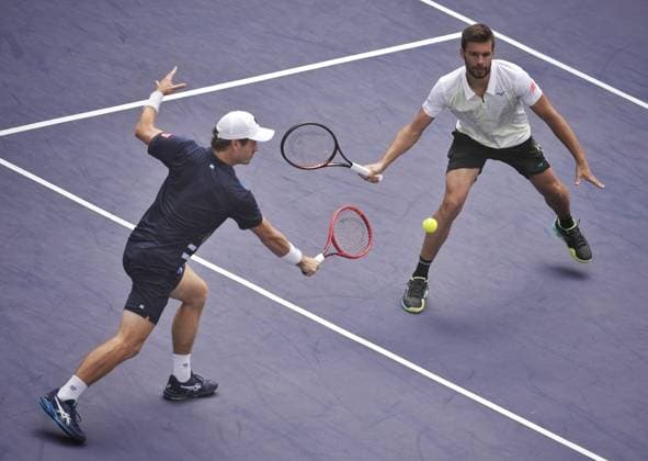 Tennis, ATP tournament in Shanghai, doubles, Gonzalez Roger-Vasselin - Koolhof Mektic