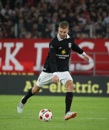 10 10 2024, xgrfx, football farewell match, Lukas Podolski Team emspor, v l Christoph Kramer Podolskis 11 DFL DFB REGULATIONS PROHIBIT ANY USE OF PHOTOGRAPHS as IMAGE SEQUENCES and or QUASI VIDEO Köln