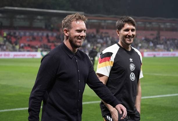 BiH, UEFA Nations League, Bosnia and Herzegovina vs Germany 11 10 2024, Bilino Polje, Zenica, BiH, UEFA Nations League, Bosnia and Herzegovina vs Germany , in picture coach Julian Nagelsmann Germany nordphotoxGmbHx xBratic nph00250