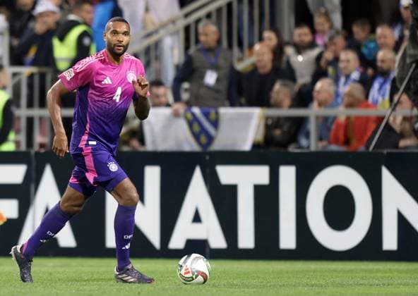 UEFA Nations League BIH v GER Jonathan Tah of Germany in action during UEFA Nations League League phase, Matchday 3 match between Bosnia and Herzegovina and Germany at Stadion Bilino Polje in Zenica, Bosnia and Herzegovina on October 11, 2024.  ArminxDurgut PIXSELL