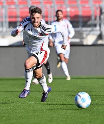12 10 2024 Soccer season 2024 2025 Test match friendly match preparation match 1 FC Nuremberg FCN Club internal test match xwoxzix Lukas Schleimer 36, 1 FC Nuremberg FCN cropped single image
