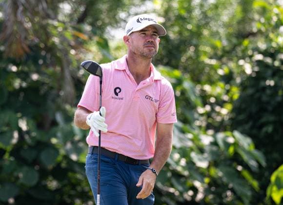 October 12, 2024, Macao, Macao Sar, China: USAÃ¢â‚¬â ¢s Brian Harman during the 3rd Round of the Macao Open Golf 2024 at Macao Golf and Country Club, Macao, China, on 12 October 2024. Macao China - ZUMAr144 20241012_zap_r144_040 Copyright: xJaynexRussellx