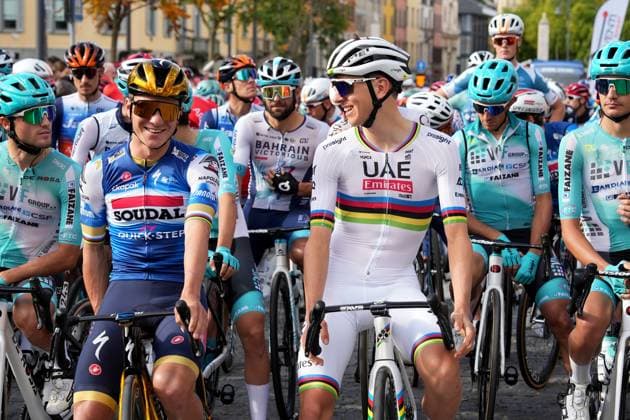 POGACAR Tadej during the 118th edition of the Il Lombardia a 255 km one day race from Bergano to Como on October 12, 2024, Italy.  Copyright: xGianxMattiaxD Alberto LaPressex