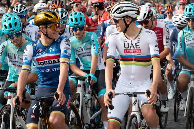 Remco Evenepoel, Soudal Quick-Step and during Giro di Lombardia, Street Cycling race in Bergamo, Italy, October 12 2024  Copyright: xSilviaxColombo IPAxSportx xipa-ax xx IPA_50545916 IPA_Agency_IPA50545916
