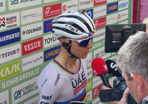 Tadej Pogacar at the 118th edition of the Giro di Lombardia, the last major cycling classic of 2024.  Copyright: xLucaxPontix xipa-agency.netx xLucaxPonti Ipaxagencyx 0769195025st