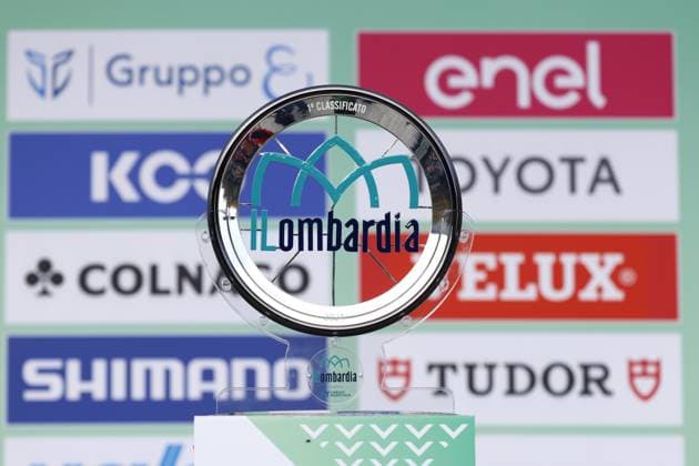 Il Lombardia 2024 - 118th Edition- Bergamo- Como, 252 km- Italy- 12-10-2024 during Giro di Lombardia, Street Cycling race in Bergamo, Italy, October 12 2024  Copyright: xStefanoxCavasino IPAxSportx xipax xx IPA_50548801 IPA_Agency_IPA50548801