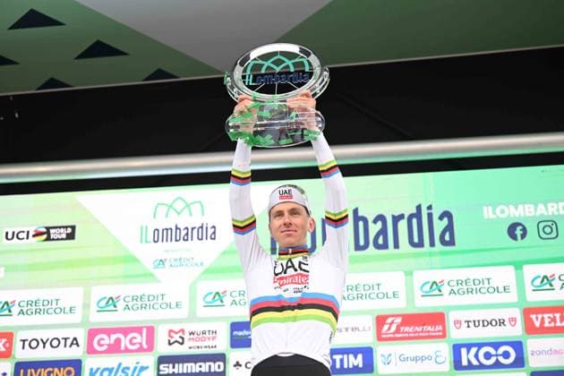 12-10-2024 Giro Di Lombardia; 2024, Uae Team Emirates; Pogacar, Tadej; Como; 