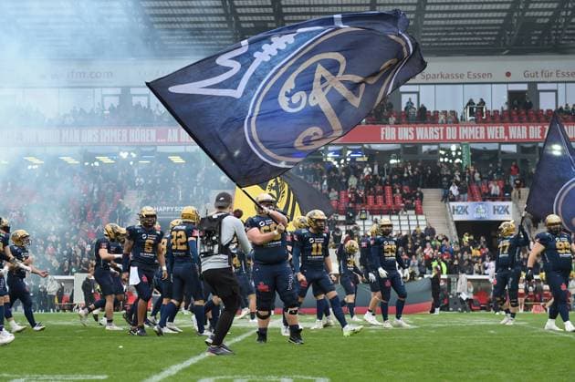Walkon Monarchs GER, Potsdam Royals vs Dresden Monarchs, American Football, GFL, Bowl, Season 2024 25, 12 10 2024 GER, Dresden Monarchs vs Potsdam Royals, American Football, GFL, Bowl, Season 2024 25, 12 10 2024 Essen Copyright: xEibner-Pressefoto FlorianxWolfx EP_FWF