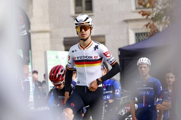 October 12, 2024, Bergamo, Milan, Italy: Il Lombardia 2024 - 118th Edition- Bergamo- Como, 252 km- Italy- 12-10-2024 during Giro di Lombardia, Street Cycling race in Bergamo, Italy, October 12 2024 CICLISMO - Ciclismo Su Strada - Giro di Lombardia  - ZUMAs349 20241012_zsa_s349_038 Copyright: xStefanoxCavasino IpaxSportx xIpax