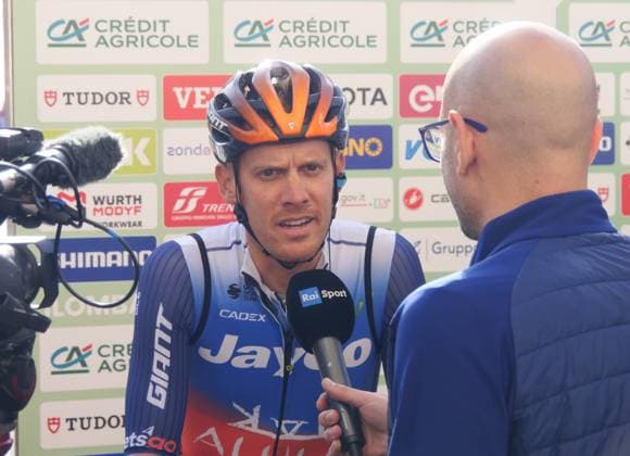 Bergamo: Alessandro De Marchi at the 118th edition of the Giro di Lombardia, the last major cycling classic of 2024. Cycling 2024: Giro di Lombardia: Season Finale  - ZUMAp169 20241012_zea_p169_054 Copyright: xLucaxPontix