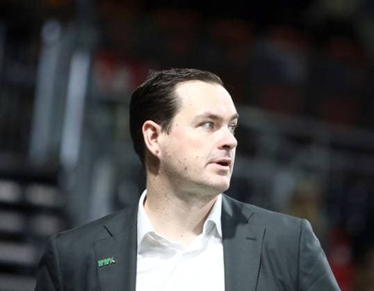 headcoach Thomas RANNER Herrsching , He Volleyballl, Bundesliga 2024 25 WWK Volleys Herrsching vs SWD powervolleys Dueren, 12 10 24, Munich, BMW Park, Copyright: WolfgangxFehrmann