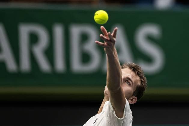 241013 Zsombor Piros of Hungary competes in a men s singles qualifier tennis match during day 2 of the ATP 250 Nordic Open on October 13, 2024 in Stockholm Photo Maxim ThorÃ BILDBYRAN kod MT MT0678 tennis nordic open 2 bbeng atp 250  Copyright: MAXIMxTHORE BB241013MT021