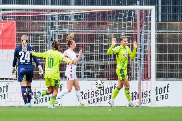 Google Pixel Frauen Bundesliga, 1 FC Köln TSG Hoffenheim 13 10 2024 Selina Cerci TSG Hoffenheim, 29 , who does not want to cheer when scoring against her former club Google Pixel Frauen Bundesliga, 1 FC Köln TSG Hoffenheim, Köln, Franz Kremer Stadion DFB REGULATIONS PROHIBIT ANY USE OF PHOTOGRAPHS AS IMAGE SEQUENCES AND OR QUASI VIDEO Copyright: xBEAUTIFULxSPORTS Wunderlx