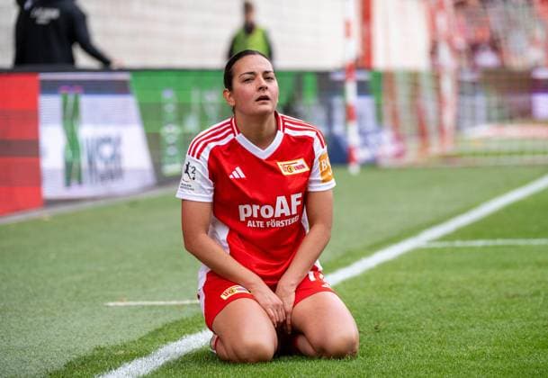Soccer, Women, Season 2024 2025, 2 Women Bundesliga 7 Matchday , 1 FC Union Berlin FC Eintracht Frankfurt II, Athanasia Moraitou 1 Women 1 FC Union , Disappointment after final whistle, 13 10 2024, Copyright: xMatthiasxKochx
