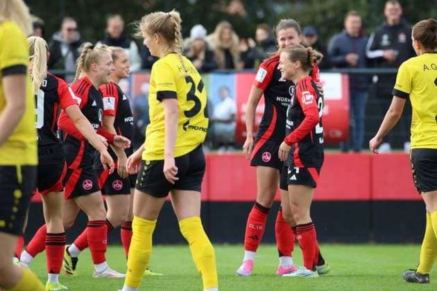 13 10 2024 Soccer Season 2024 2025 2 Women Soccer Bundesliga 07 Matchday 1 FC Nürnberg FCN Club Clubfrauen SV Weinberg Sportfoto Zink DaEn xdcxdex