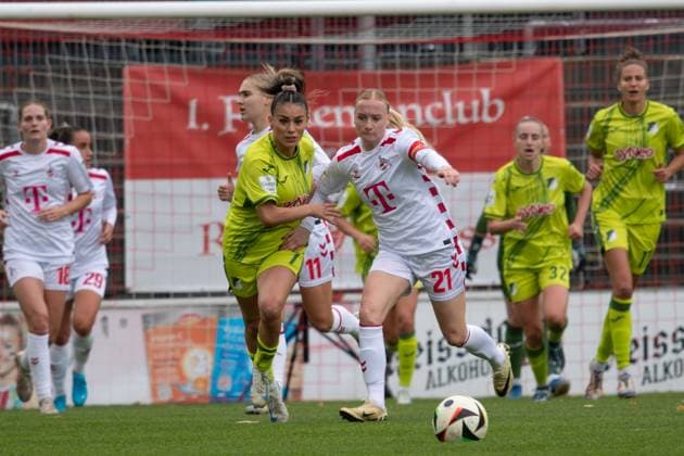 Köln, Germany, October 13th 2024 Ereleta Memeti (7 Hoffenheim) and Anna Gerhardt (21 Koeln) battle for the ball during the Google Pixel Frauen-Bundesliga between 1. FC Köln and TSG Hoffenheim at Franz-Kremer-Stadion in Köln, Germany. Qianru Zhang (Qianru Zhang SPP) Copyright: xQianruxZhang SPPx spp-en-QiZh-DSC_5644-Enhanced-NR