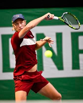 STOCKHOLM, SWEDEN 20241014 Leo Borg paired with Adam Heinonen facing Gonzalo Escobar and Diego Hidalgo during the opening round of the BNP Paribas Nordic Open at Kungliga tennishallen in Stockholm STOCKHOLM SWEDEN x10040x  Copyright: xAndersxWiklund TTx NORDIC OPEN TENNIS 2024