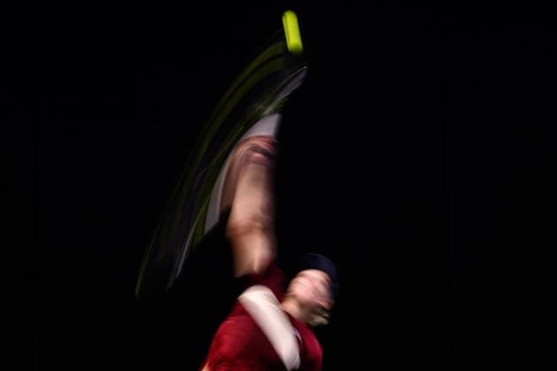 241014 Leo Borg of Sweden competes in a men s doubles tennis match during day 3 of the ATP 250 Nordic Open on October 14, 2024 in Stockholm Photo Jesper Zerman BILDBYRAN kod JZ JZ0576 tennis nordic open 3 bbeng genre  Copyright: JESPERxZERMAN BB241014JZ035