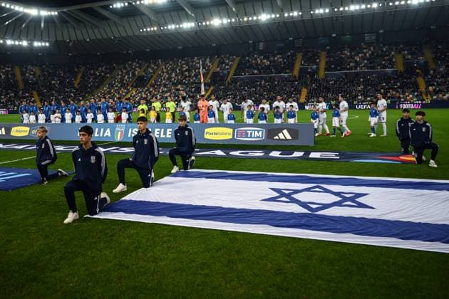 Mg Udine 14 10 2024 - Nations League Italia-Israele foto Matteo Gribaudi Image nella foto: Italia-Israele 