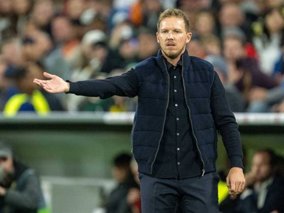 Julian Nagelsmann Germany, Head Coach , Gesture, gestures, GER, Germany vs Netherlands, Football, Nations League, Group C, Matchday 4, Season 2024 2025, 14 10 2024, DFL DFB regulations prohibit any use of photographs as image sequences and or quasi video, Eibner Pressefoto Sascha Walther GER, Germany vs Netherlands, Football, Nations League, Group C, Matchday 4, Season 2024 2025, 14 10 2024 Muenchen Copyright: xEibner-Pressefotox EP_EER